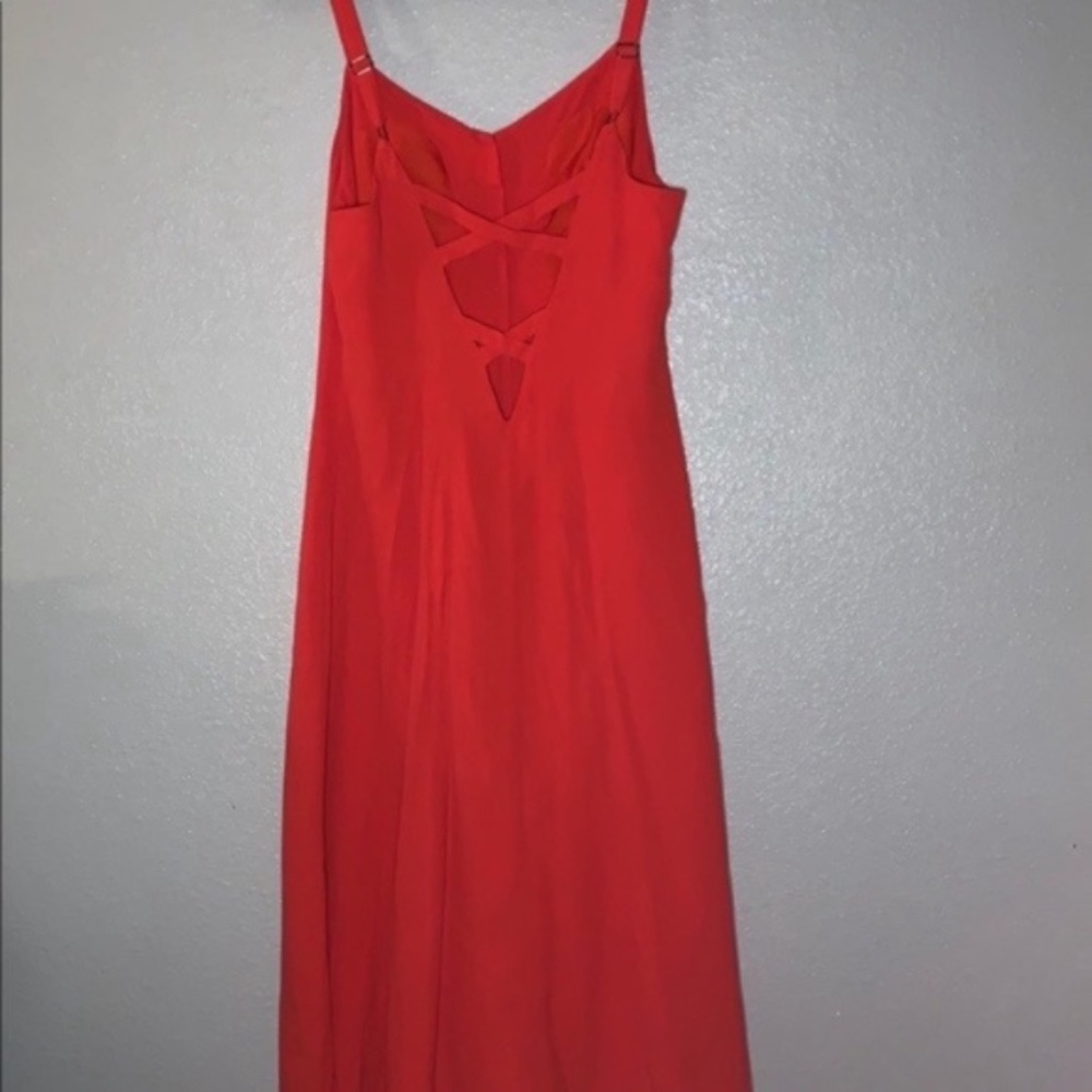 Forever 21 Red Midi Dress - Picture 3 of 8